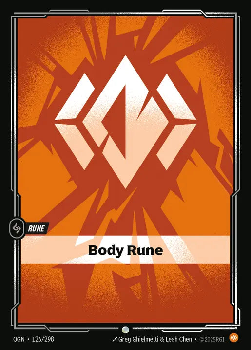 Body Rune Common Origins 126/298 NM
