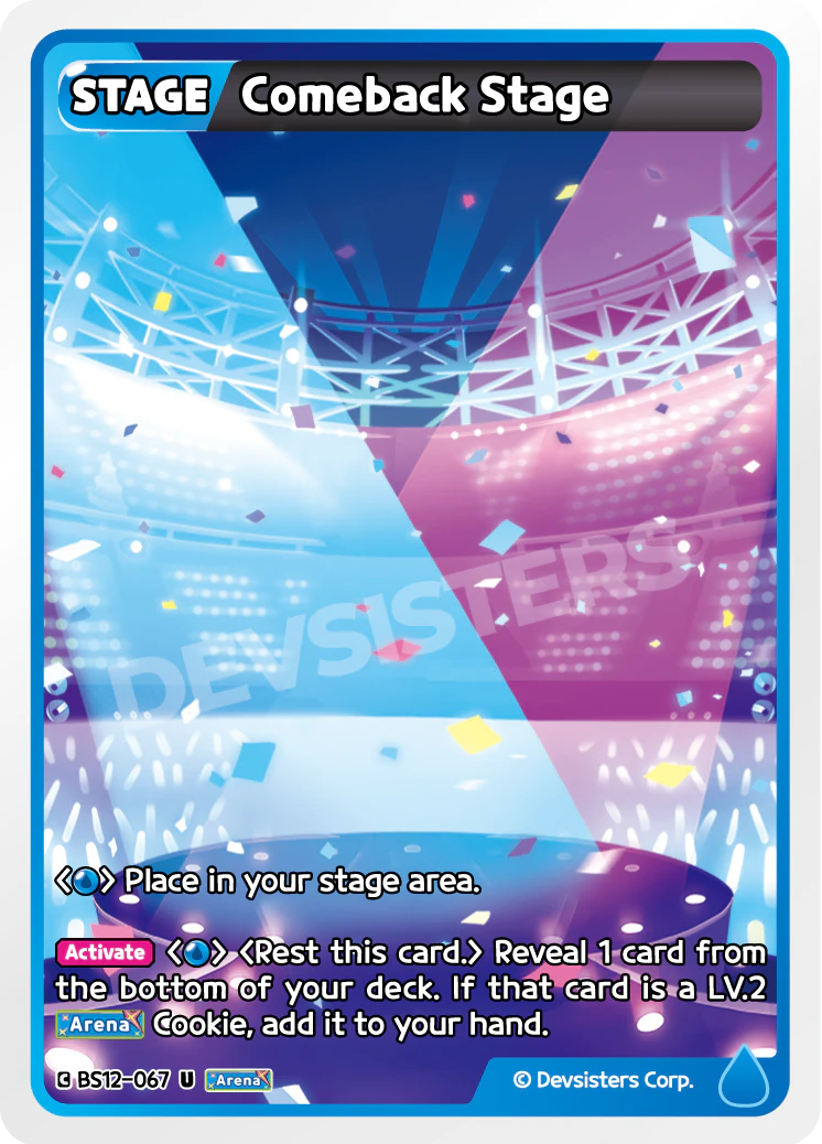 Comeback Stage Uncommon Festival Arena BS12-067 NM