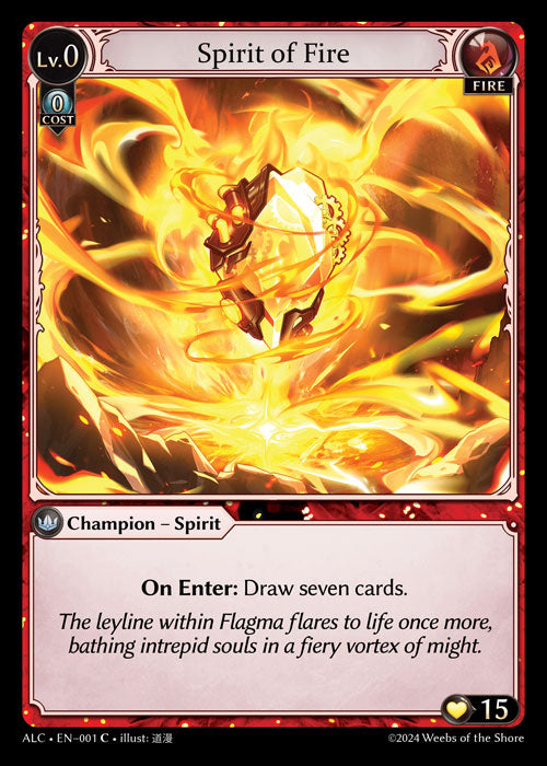 Spirit of Fire Common Alchemical Revolution 001 NM