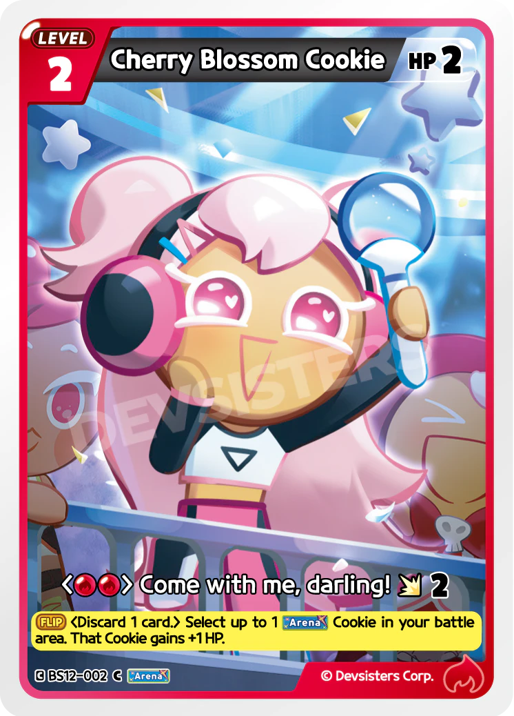 Cherry Blossom Cookie Common Festival Arena BS12-002 NM