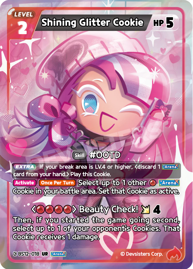 Shining Glitter Cookie Ultra Rare Festival Arena BS12-018 NM