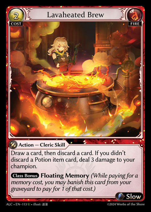 Lavaheated Brew Uncommon Alchemical Revolution 113 NM