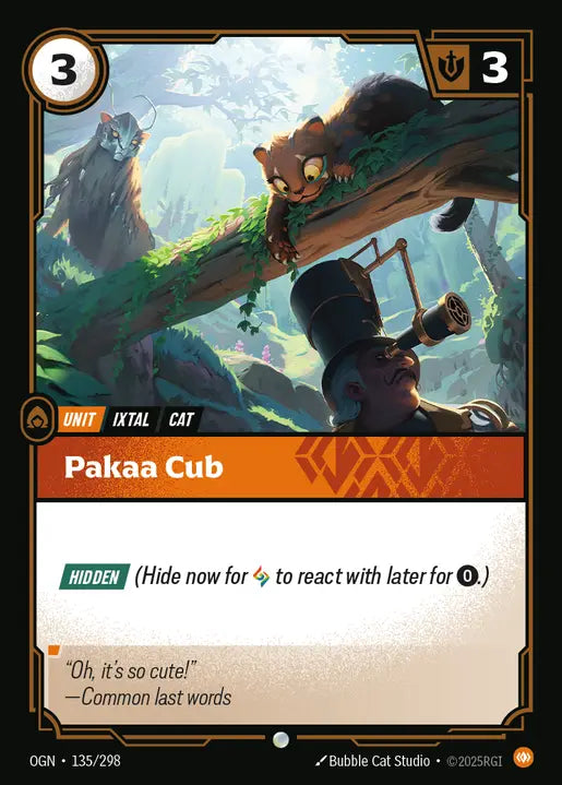Pakaa Cub Common Origins 135/298 NM