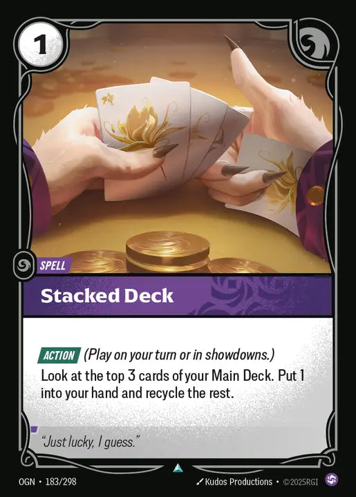 Stacked Deck Uncommon Origins 183/298 NM