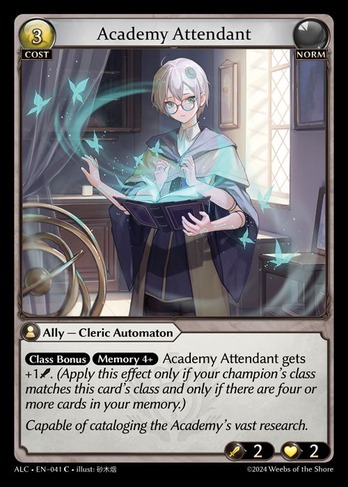 Academy Attendant Common Alchemical Revolution Starter Decks 037 NM