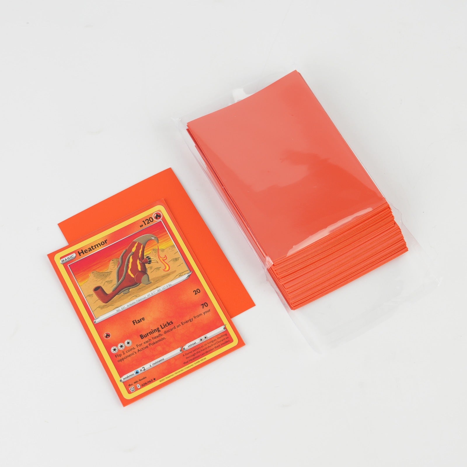 Poikollect Outer Orange Sleeves 66mmx91mm
