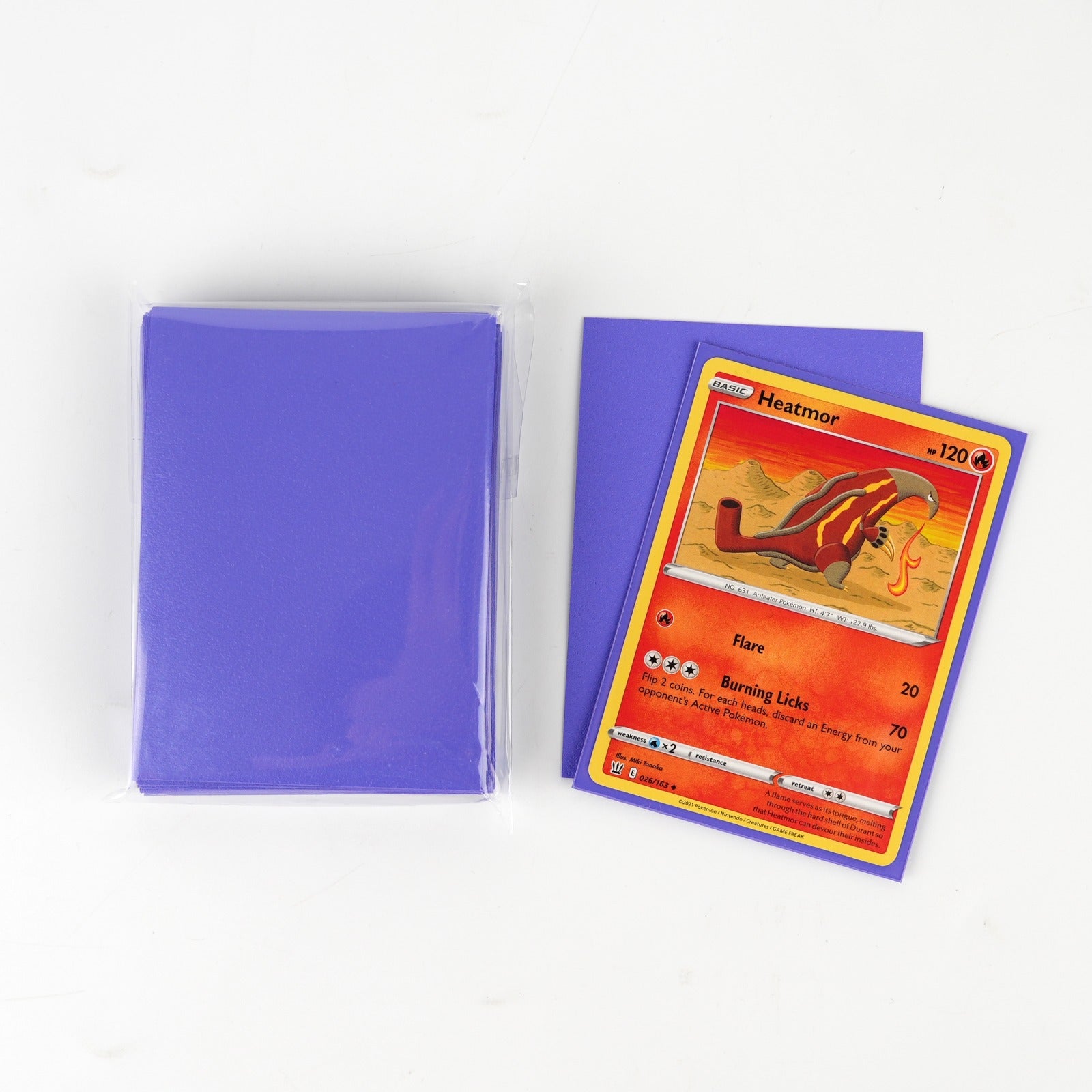 Poikollect Outer Purple Sleeves 66mmx91mm