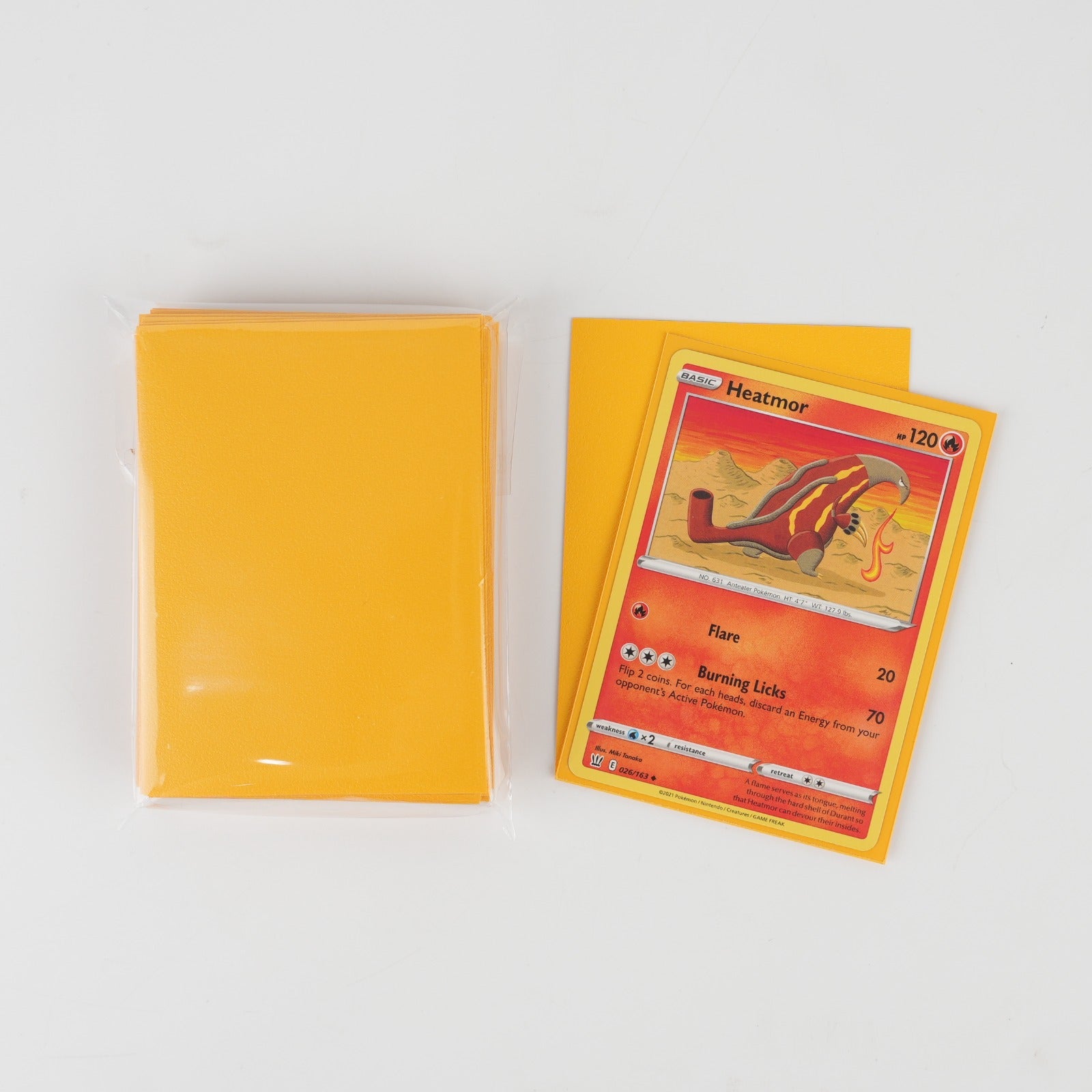 Poikollect Outer Yellow Sleeves 66mmx91mm