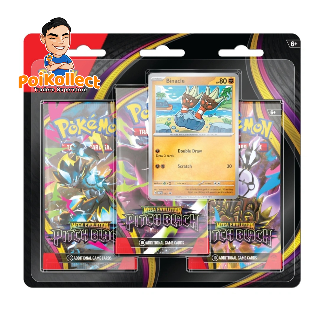 ME05: Pitch Black 3-Pack Blister [Limit 2 Unit]