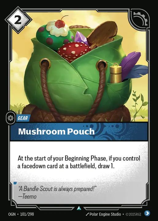 Mushroom Pouch Uncommon Origins 101/298 NM