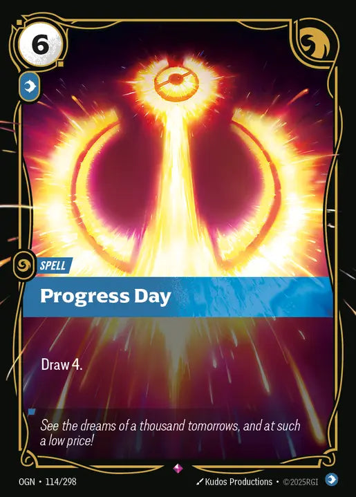 Progress Day Foil Rare Origins 114/298 NM