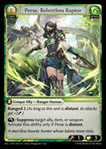 Perse, Relentless Raptor Super Rare Alchemical Revolution 163 NM