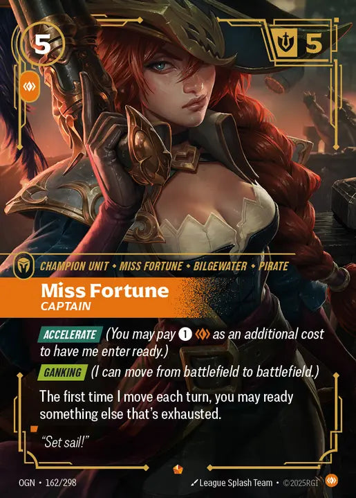 Miss Fortune, Captain Foil Epic Origins 162/298 NM