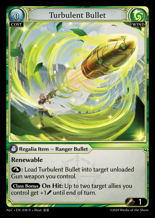 Turbulent Bullet Rare Alchemical Revolution 038 NM