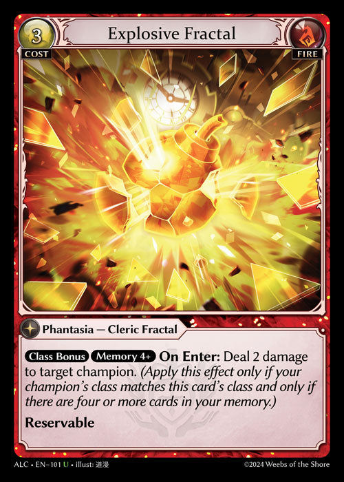 Explosive Fractal Uncommon Alchemical Revolution 101 NM