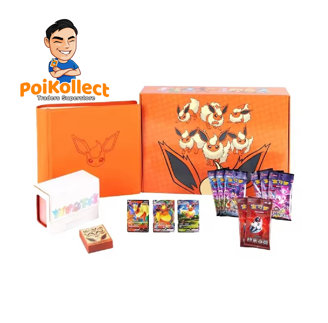 CN Pokemon Eeveelution Flareon Premium Gift Box
