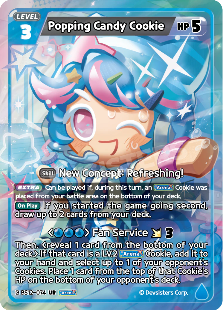 Popping Candy Cookie Ultra Rare Festival Arena BS12-074 NM
