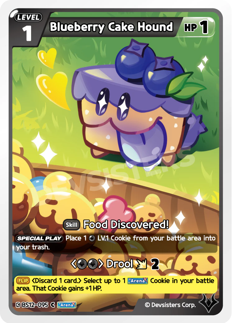 Blueberry Cake Hound Common Festival Arena BS12-095 NM