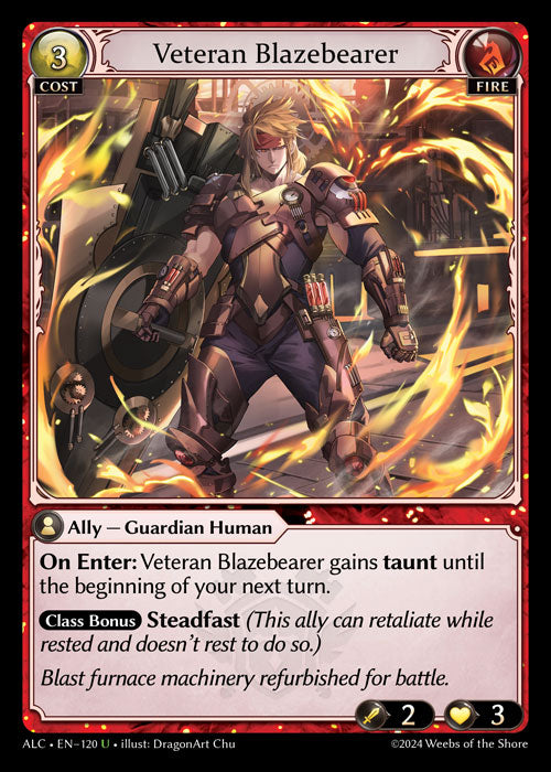Veteran Blazebearer Uncommon Alchemical Revolution 120 NM