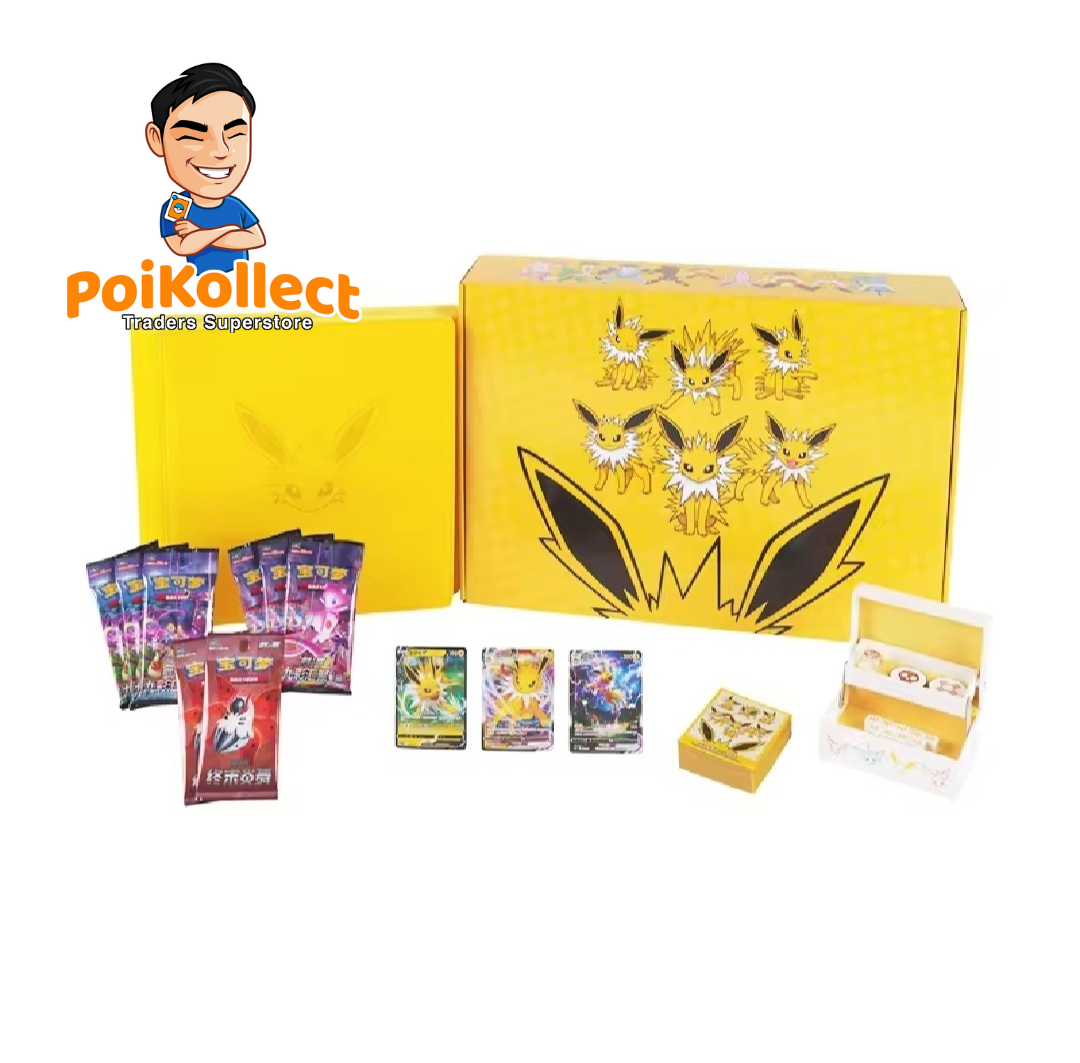 CN Pokemon Eevee Evolution Jolteon Premium Gift Box