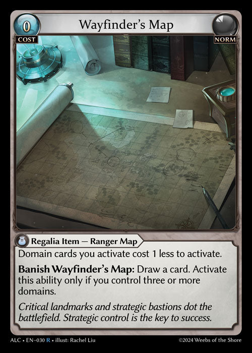 Wayfinder's Map Rare Alchemical Revolution 030 NM