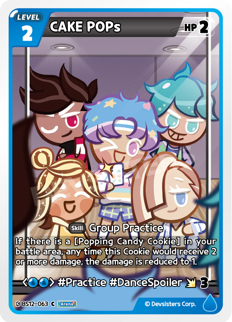 CAKE POPs Common Festival Arena BS12-063 NM