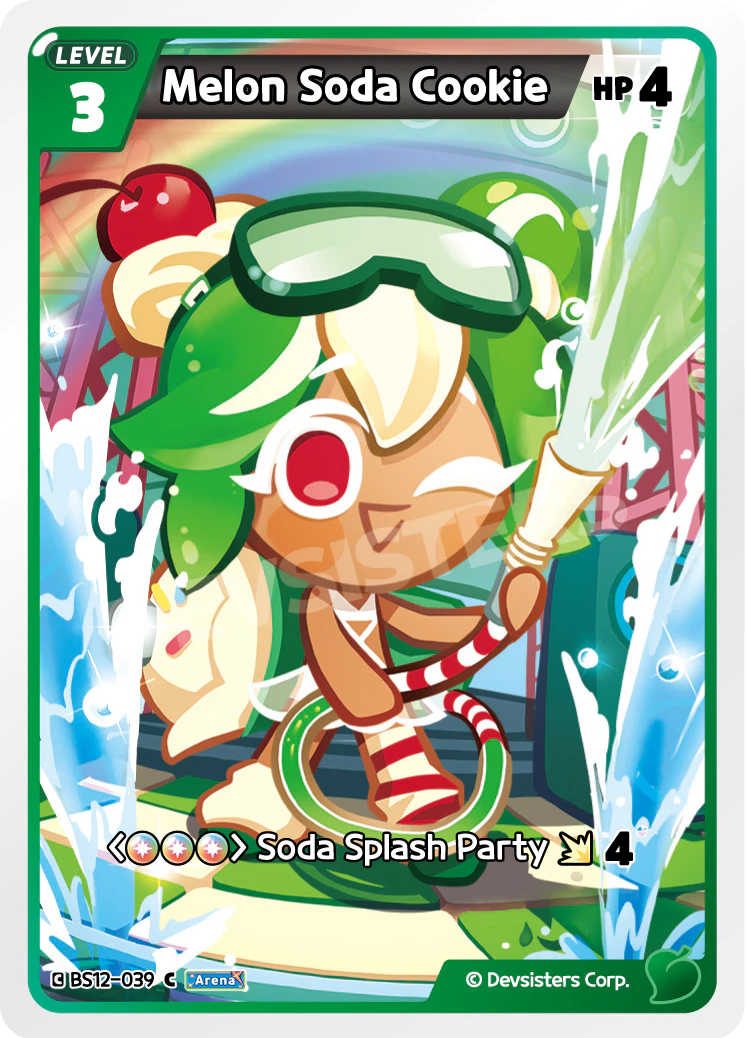 Melon Soda Cookie Common Festival Arena BS12-039 NM