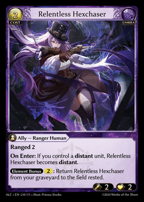 Relentless Hexchaser Super Rare Alchemical Revolution 210 NM