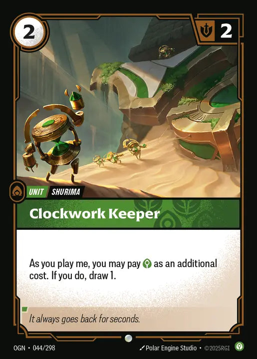 Clockwork Keeper Common Origins 044/298 NM