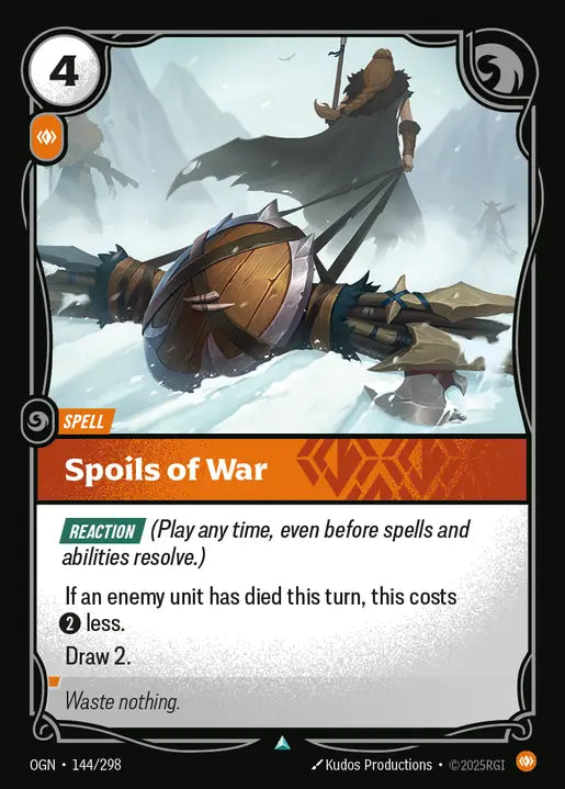 Spoils of War Uncommon Origins 144/298 NM