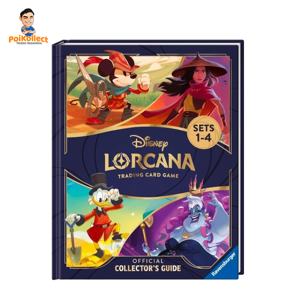 Disney Lorcana Collector Guide Book (Covering Set 1 to 4)