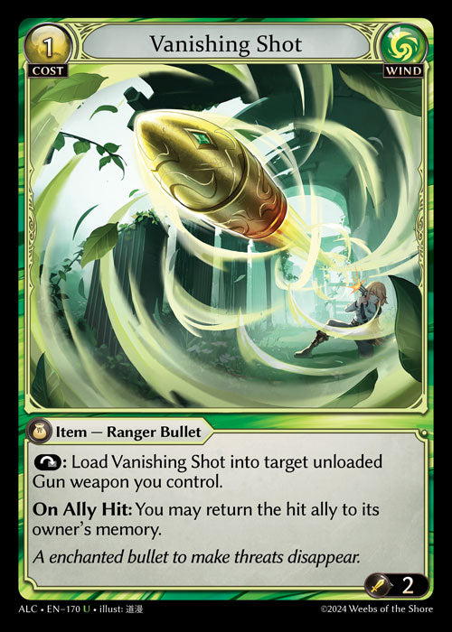 Vanishing Shot Uncommon Alchemical Revolution 170 NM