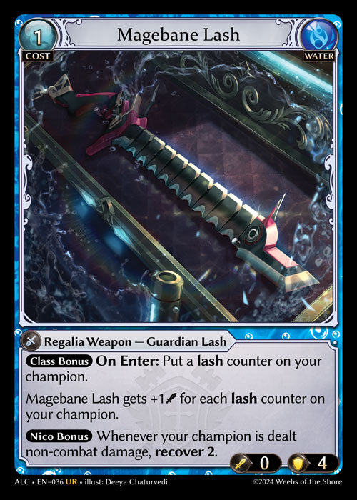 Magebane Lash Ultra Rare Alchemical Revolution 036 NM