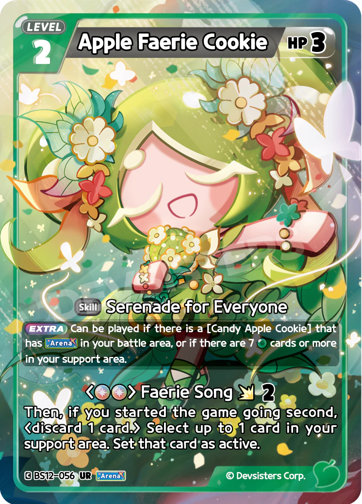 Apple Faerie Cookie Ultra Rare Festival Arena BS12-056 NM
