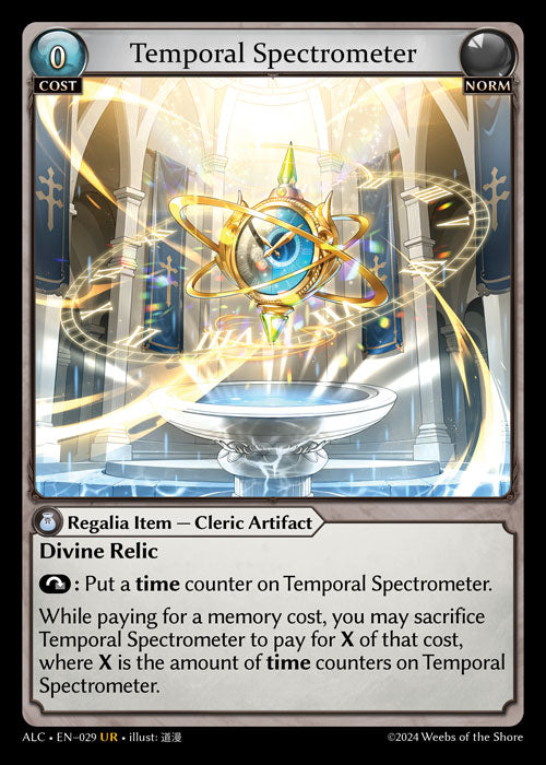 Temporal Spectrometer Ultra Rare Alchemical Revolution 029 NM