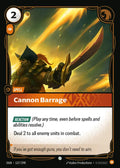 Cannon Barrage Common Origins 127/298 NM