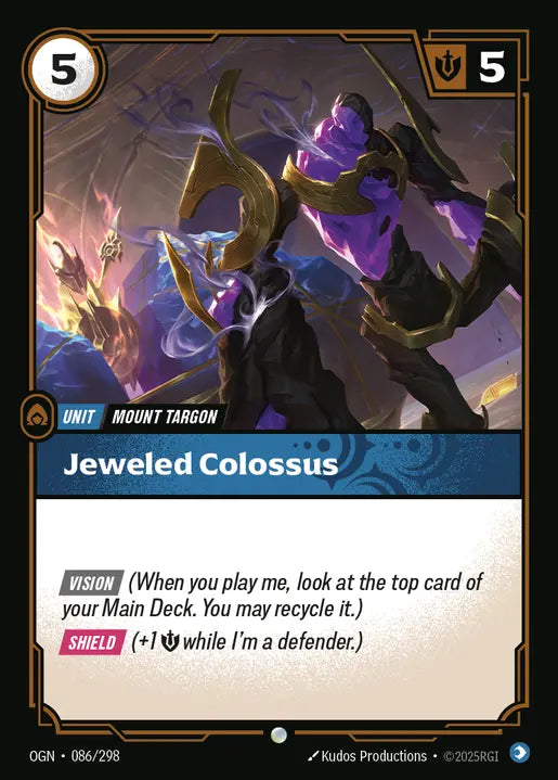 Jeweled Colossus Common Origins 086/298 NM