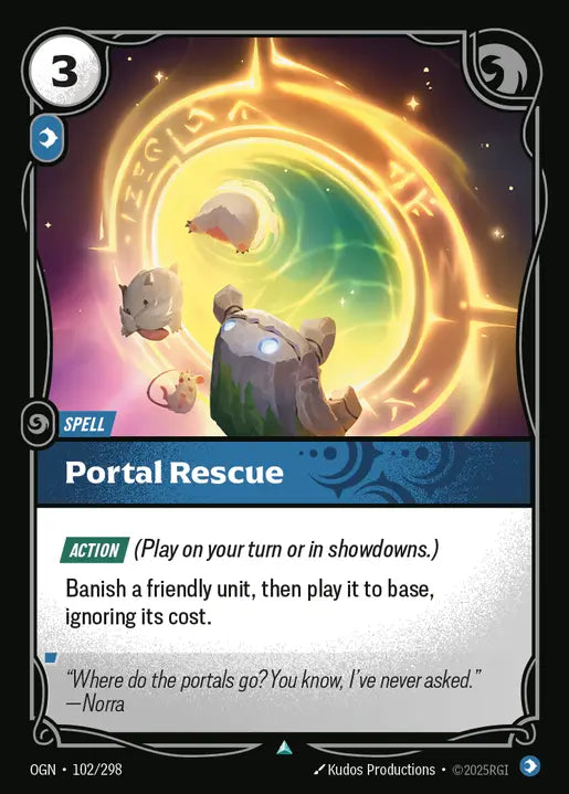 Portal Rescue Uncommon Origins 102/298 NM