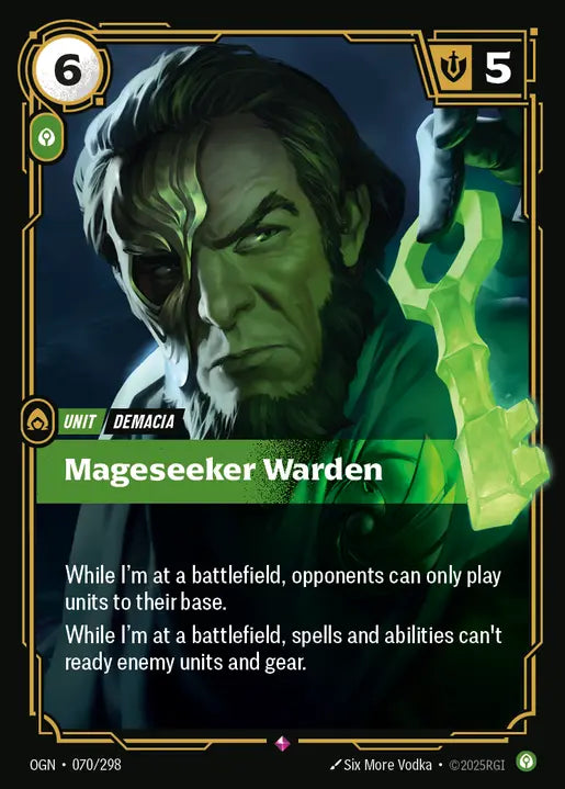 Mageseeker Warden Foil Rare Origins 070/298 NM