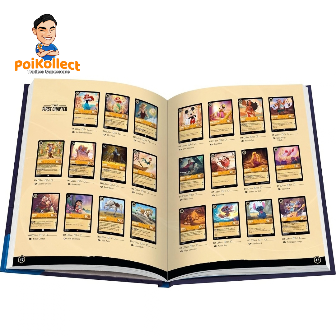 Disney Lorcana Collector Guide Book (Covering Set 1 to 4)