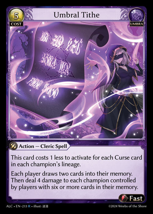 Umbral Tithe Rare Alchemical Revolution 213 NM