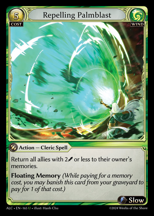 Repelling Palmblast Uncommon Alchemical Revolution 165 NM