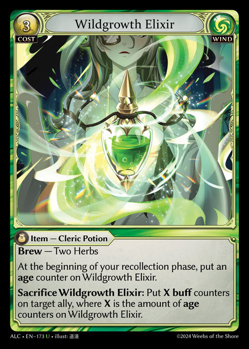 Wildgrowth Elixir Uncommon Alchemical Revolution 173 NM