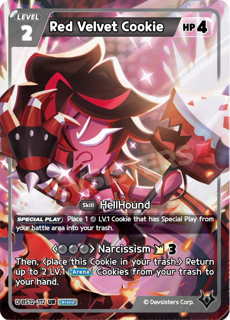 Red Velvet Cookie Ultra Rare Festival Arena BS12-112 NM