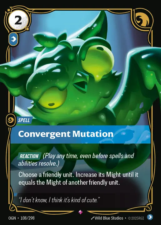 Convergent Mutation Foil Rare Origins 108/298 NM