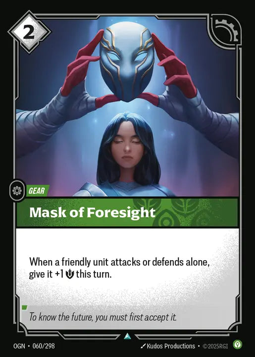 Mask of Foresight Uncommon Origins 060/298 NM