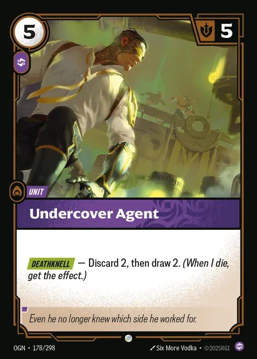 Undercover Agent Common Origins 178/298 NM