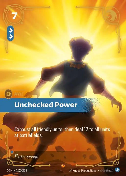 Unchecked Power Foil Epic Origins 123/298 NM