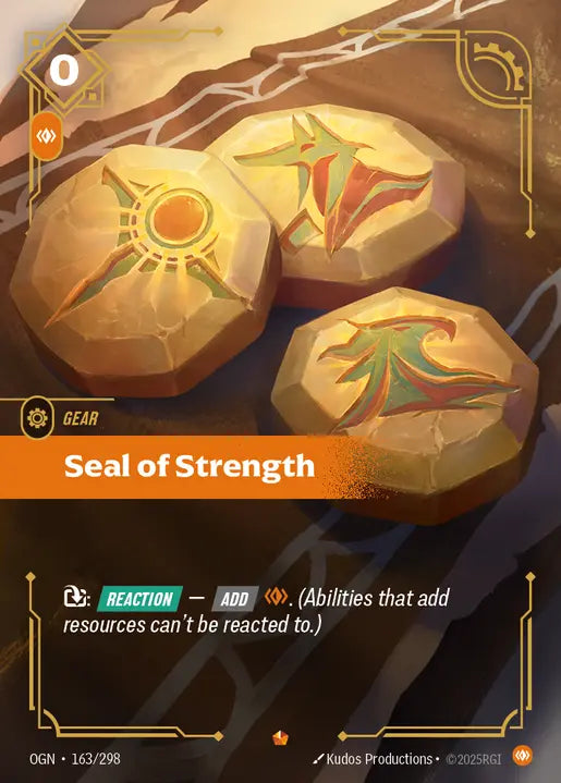 Seal of Strength Foil Epic Origins 163/298 NM