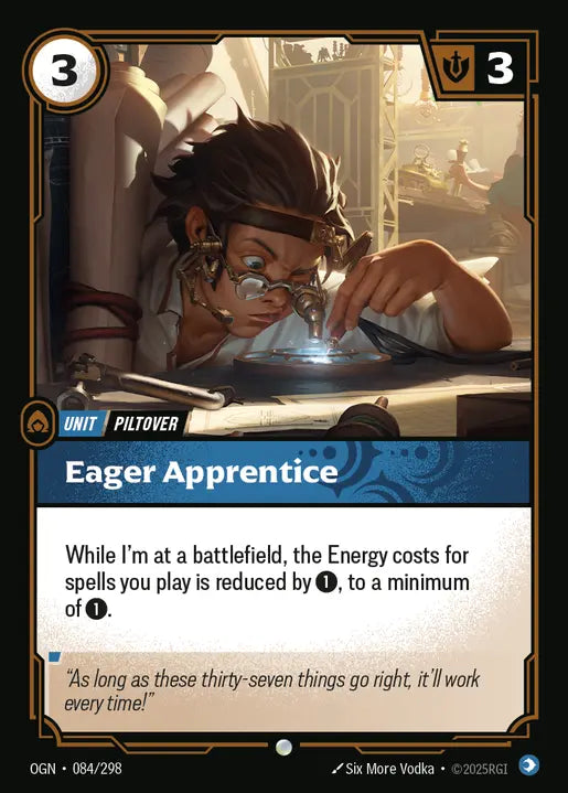 Eager Apprentice Common Origins 084/298 NM